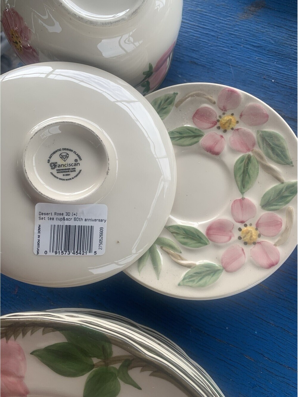 6oth Anniversary Desert Rose Saucer